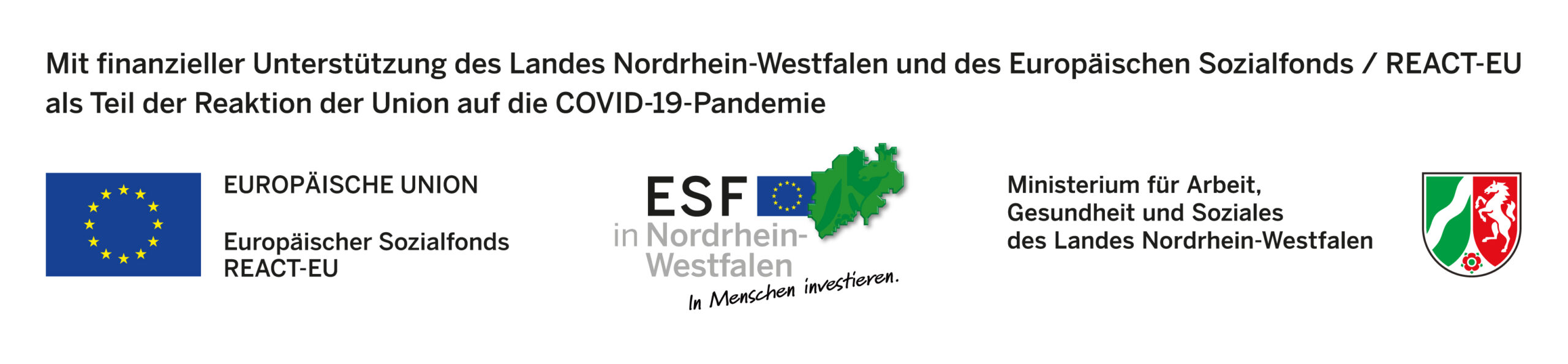 Europäische Sozialfonds in Nordrhein-Westfalen fördert hier.